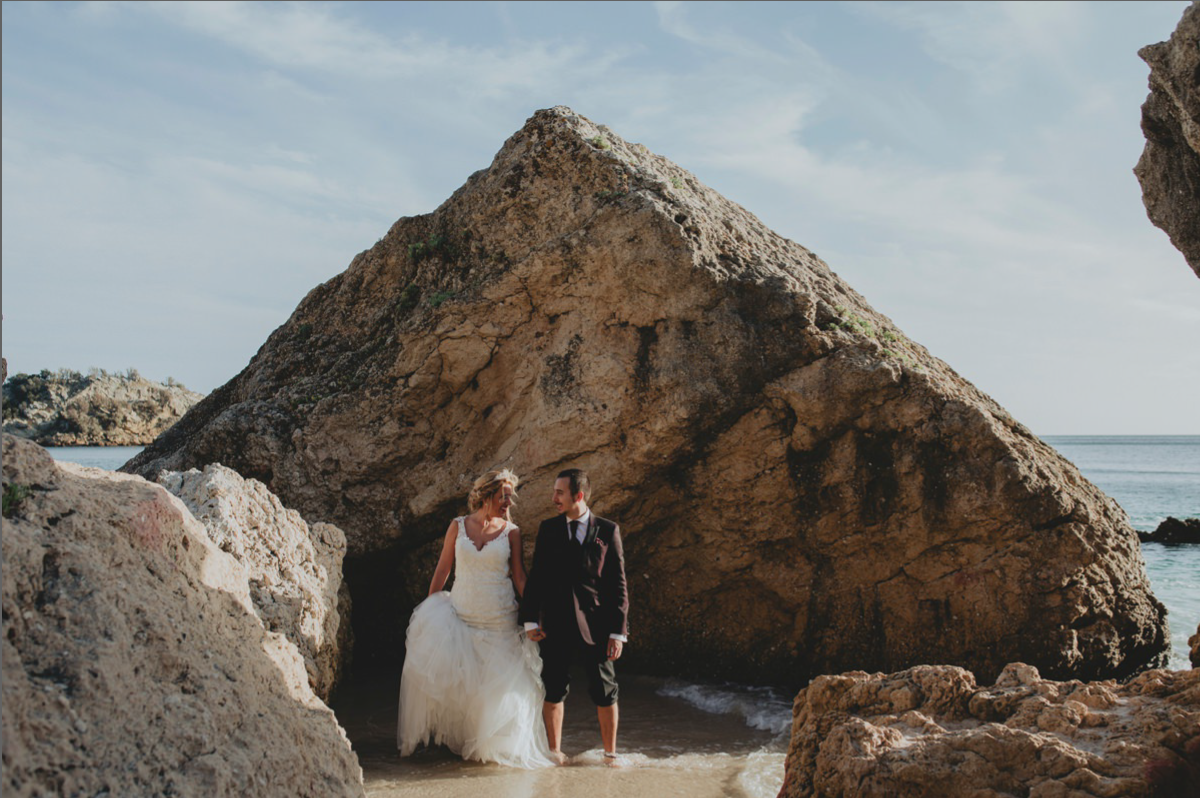 Boda en la playa de Oporto